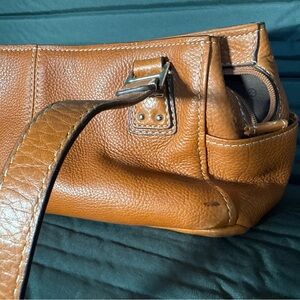 Fossil Tan Leather Bag
